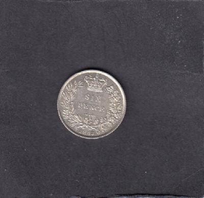 Beschrijving: 6 Pence VICTORIA